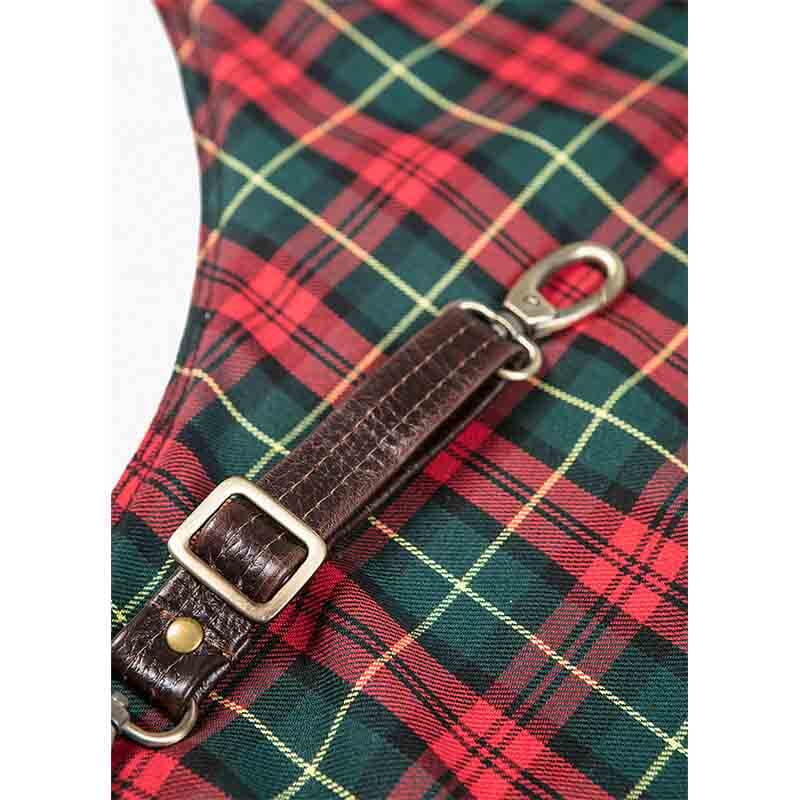 FANCY GENTS 希臘 全真皮 設計款圍裙 後交叉 淺咖啡棕色 NO.2- Chicago Leather Apron