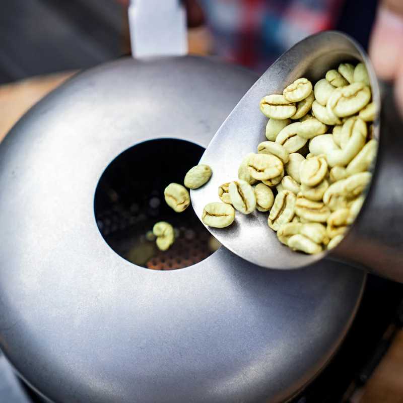 日本AOYOSHI 青芳製作所 手持咖啡烘豆器-復古銀
