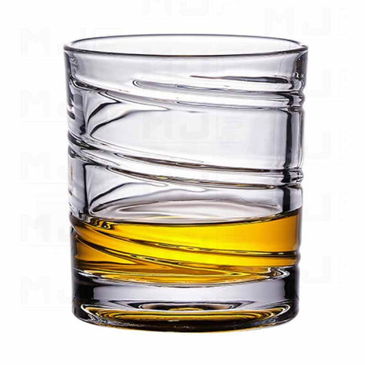 rotating whisky glass