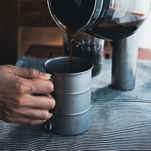 日本AOYOSHI 青芳製作所 400ml Drum mug 造型金屬酒杯-復古銀(510465)