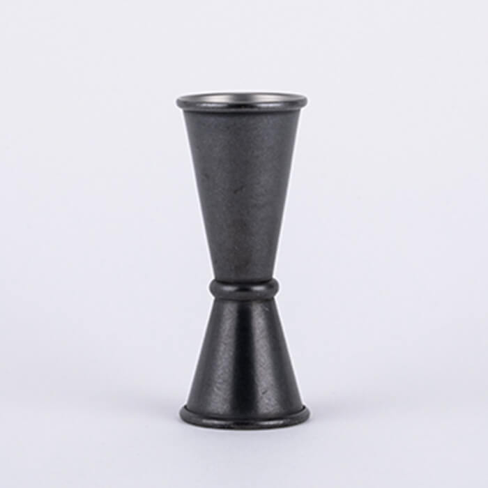日本AOYOSHI 青芳製作所 30/45ml 單容量無刻度量酒器 復古黑(520778)
