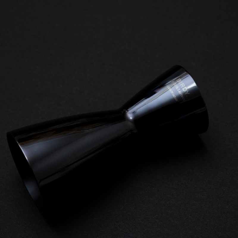 BIRDY 30/60ml 防水塗層 多容量 量酒器-炭黑版
