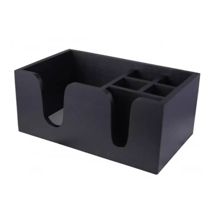 MJF 木製 黑色 六合一收納盒