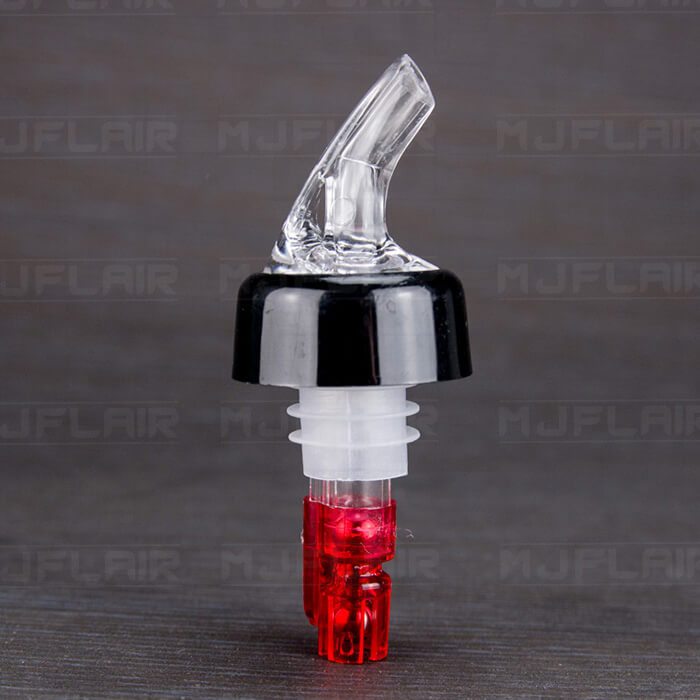 MJF 塑膠 30ml 定量酒嘴(紅底)