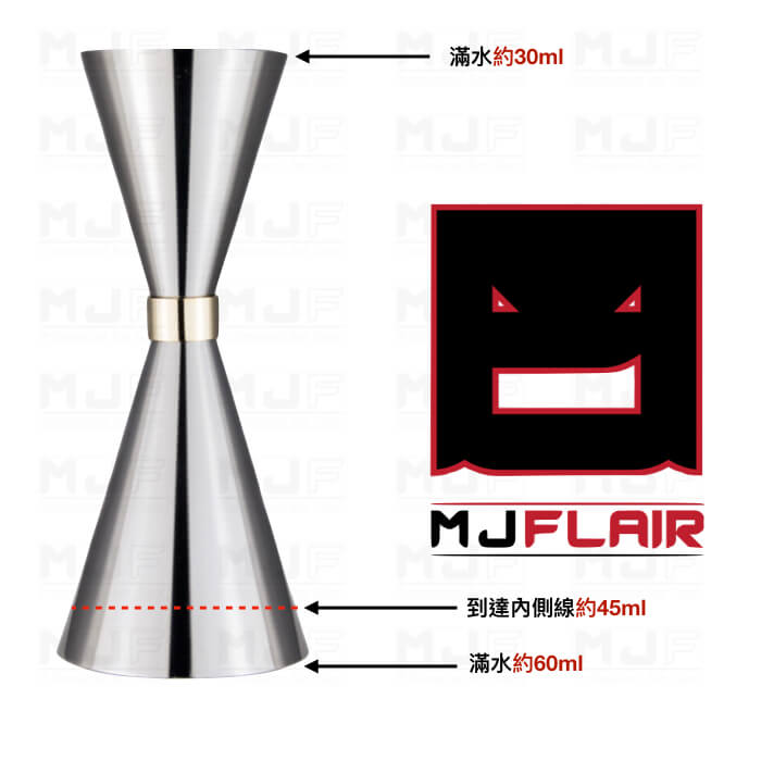 Mr.Slim 30/60ml 多容量量酒器-銀