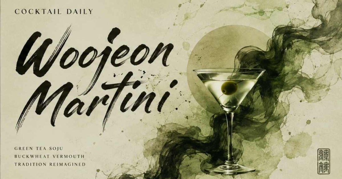 精選雞尾酒- Woojeon Martini I Bar Tea Scent, 韓國首爾
