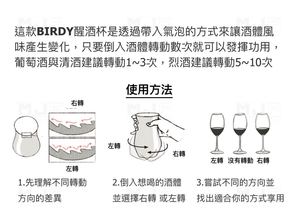 BIRDY 700ml 醒酒混合杯