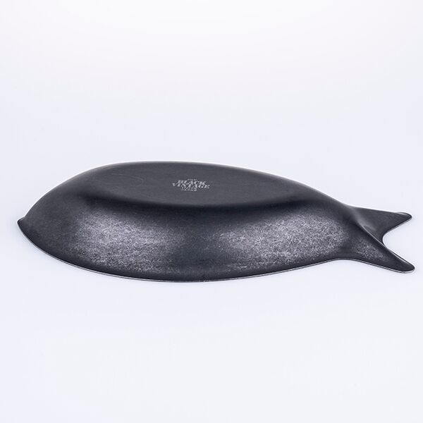 日本AOYOSHI 青芳製作所 Fish Plate系列 魚型碗盤-復古黑(067488/067495)
