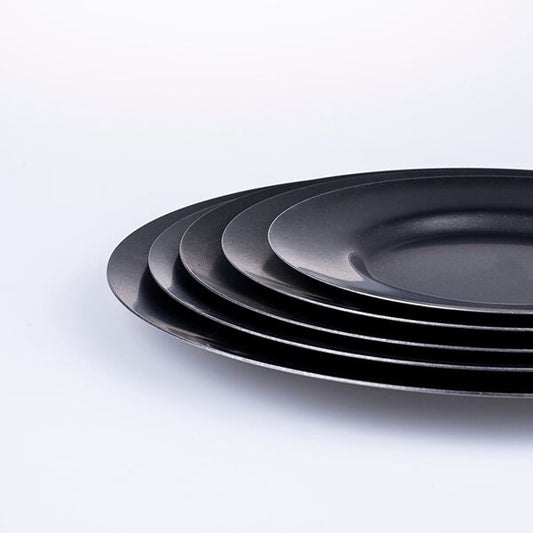 日本AOYOSHI 青芳製作所 Round Plate A系列 圓餐盤-復古黑(064814/067099/067105/064821)