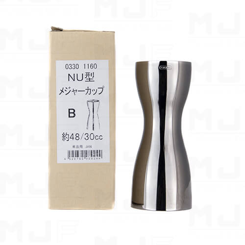 YUKIWA 30/48ml NU B size 量酒器-亮面銀