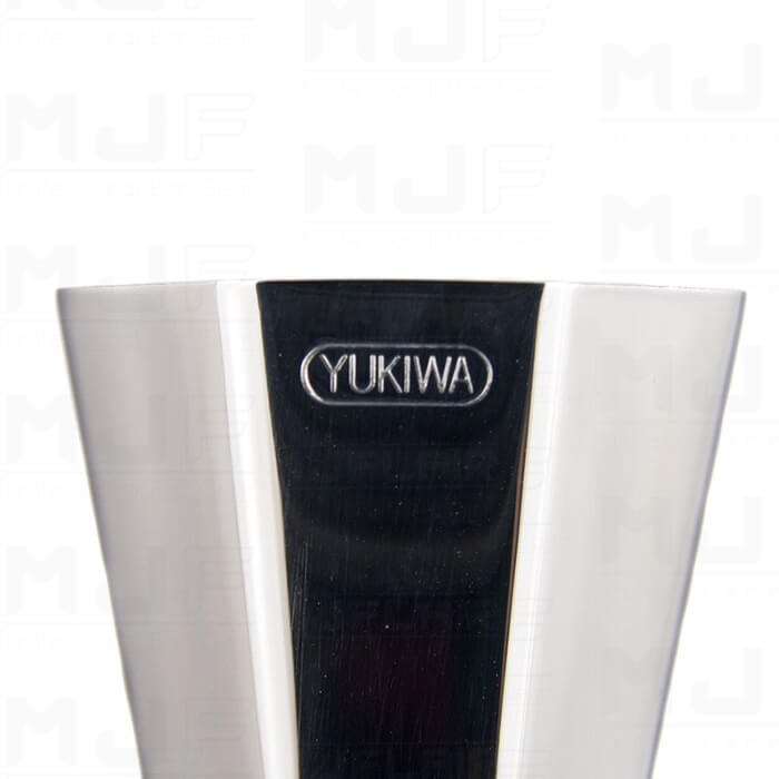 YUKIWA 33/45ml 八角 多容量 量酒器-亮面銀