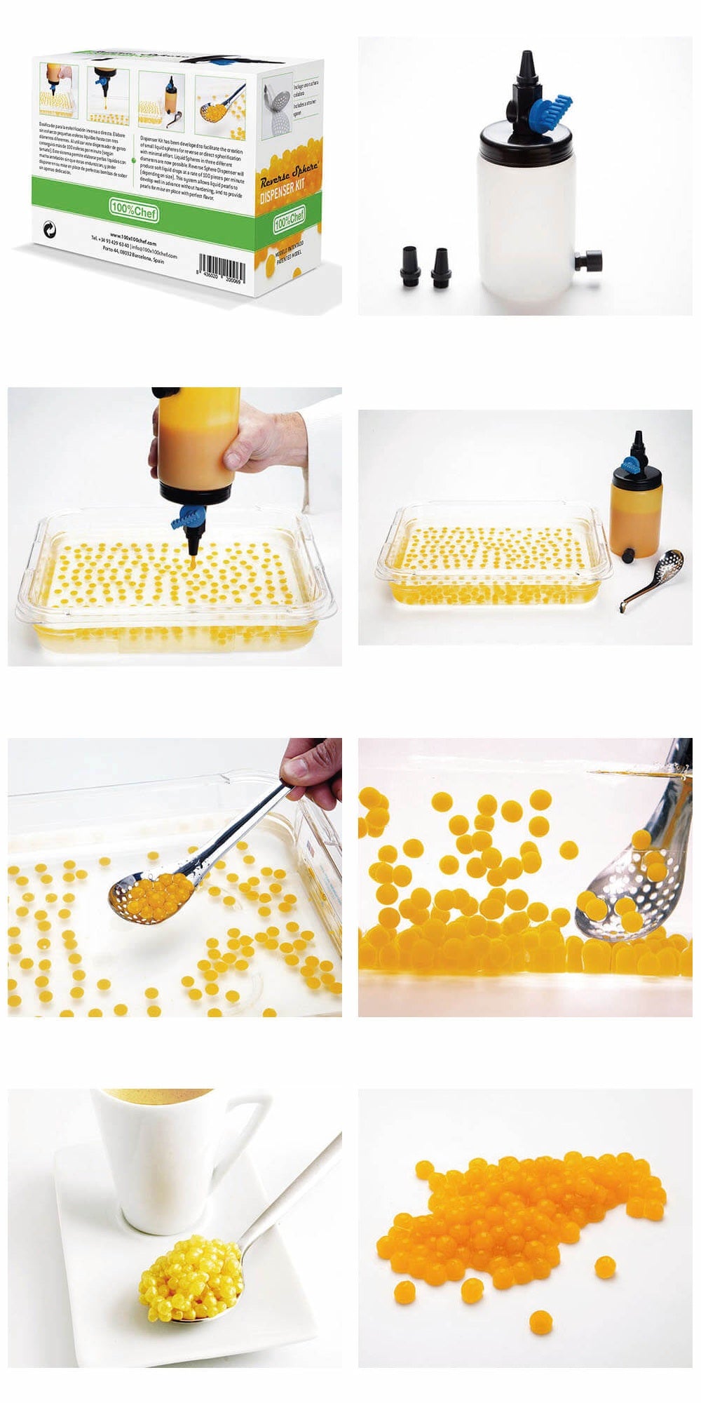 dispenser kit for cocktail garnish