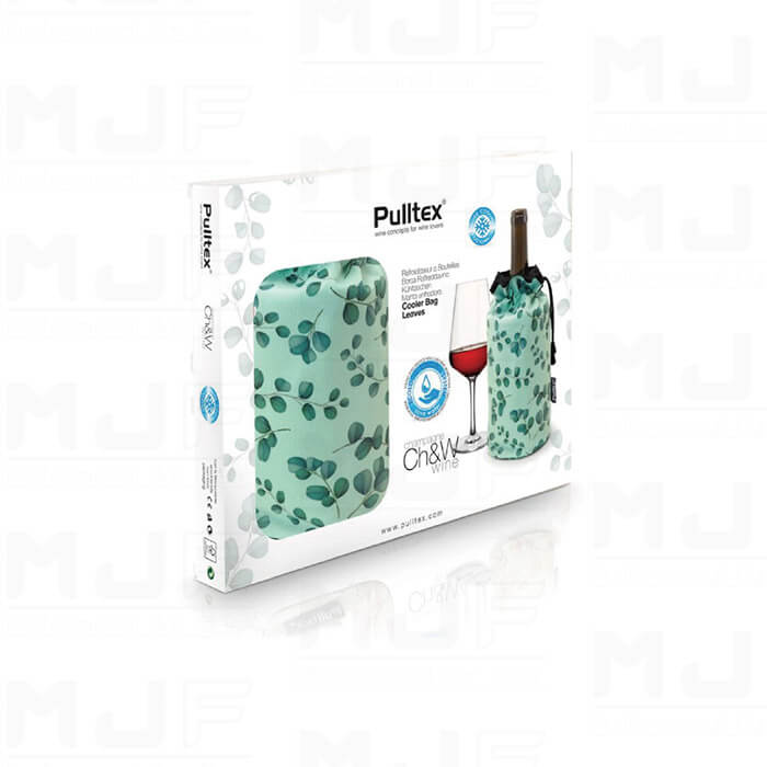 Pulltex 西班牙 葡萄酒 香檳 束口保冷袋-翠葉綠