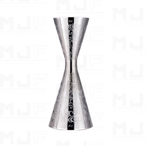 MJF 30/60ml 多容量 雕花量酒器(有線有刻度)