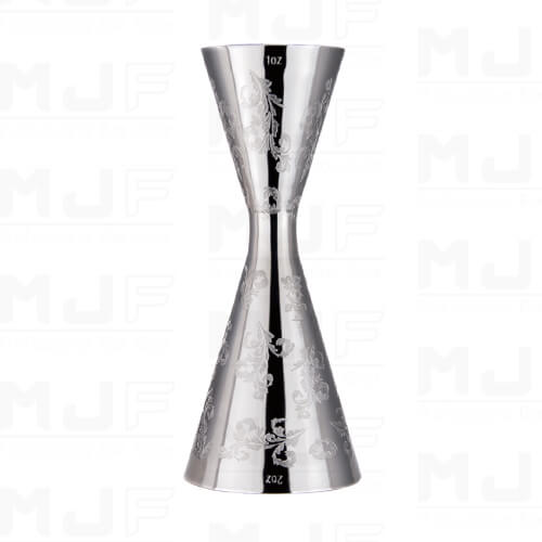 MJF 30/60ml 多容量 雕花量酒器(有線有刻度)